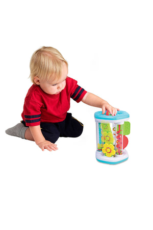 Fun N Roll Flower Activity Toy for Babies - Spinning Knobs, 8 Activities, Hand-Eye Coordination, Visual Stimulation