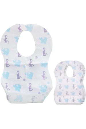 Star Babies Disposable Bibs Pack of 5 - Elephant
