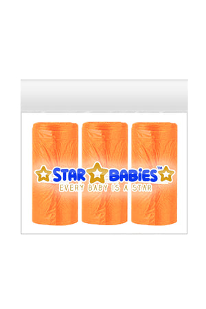 Star Babies - Scented Bags - Orange - Pack of 3 - 45 Pcs