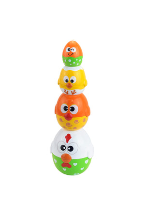 Little Learner Chicken N’ Egg Stackers: Colorful Stacking Cups for Toddlers