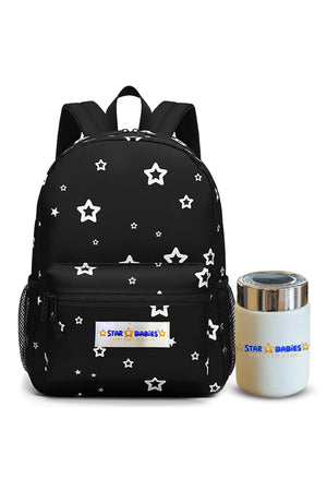 Star Babies - Backpack with vacuum insulated mini flask combo