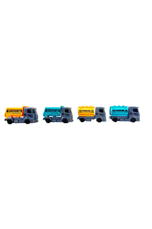 2CH Remote Control Construction Truck Toy for Kids, Mini RC Engineering Vehicle with Easy Controller, Durable Off-Road Wheels, Indoor Outdoor Toy Car Gift for Boys & Girls