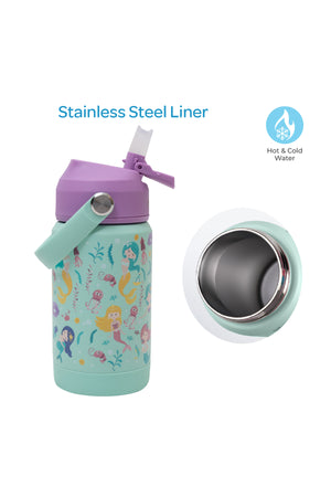 MOON Marmita Kids Lunch Box Set with Insulated Bottle & Bag – Leakproof, BPA-Free, Microwave & Dishwasher Safe -Mermaid