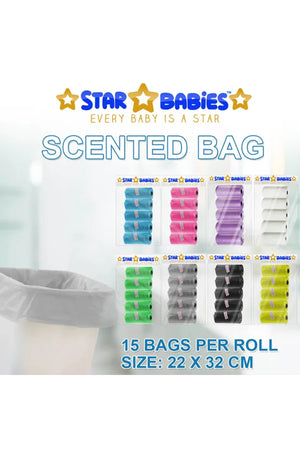 Star Babies Scented Bag - Pack of 15-Grey