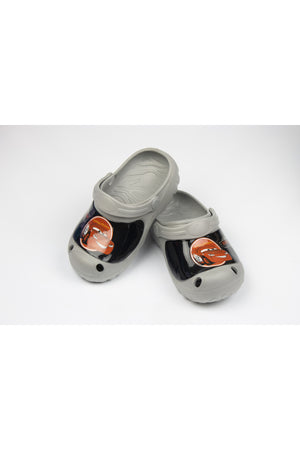 Cars Kids Clogs Lightweight & Comfortable Slip-On Footwear For Boys – Grey