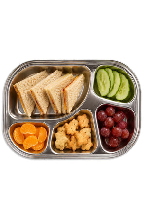 Cocobee Kids Oval Lunch Box – Non-Toxic, Food-Grade Material, (For Girls)- Pink
