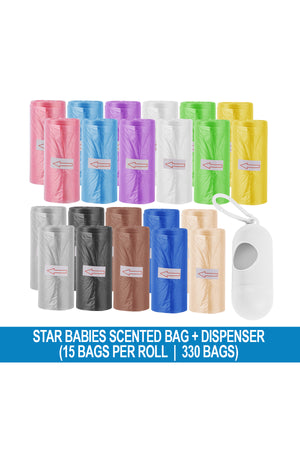 Star Babies Scented Bags With Dispenser - Rainbow