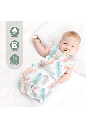 MOON Organic Sleepsack -Feature and Pink L
