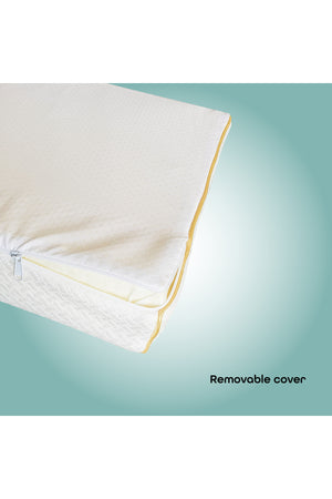 MOON Organic Universal Crib Wedge -White, organic Wedge fabric