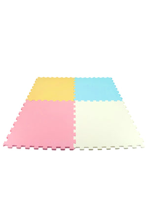 MOON Kids Puzzle Activity Floor Mat - 4PCS ,PLAIN PUZZLE