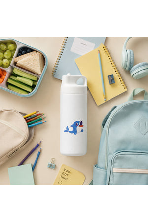Cocobee Kids Stainless Steel Vacuum Flask – 550Ml, Leakproof, Odour-Free, Food Grade Material – Age 3+( White)