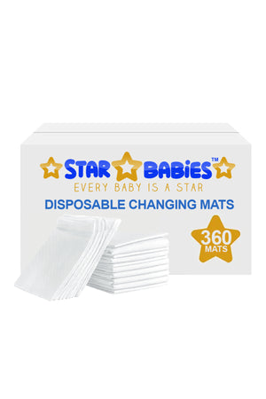 Star Babies - Disposable Changing Mats - White - 45x60 cm - 360 Pcs