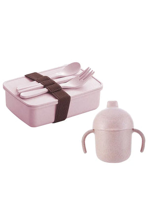 Star Babies - Back To School Lunch Box with Water Bottle Pink