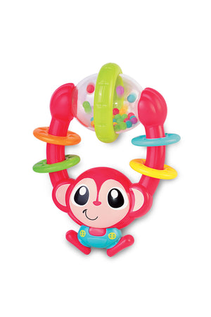 Little Learners My First Rattle (Monkey) - Baby Rattle Toy