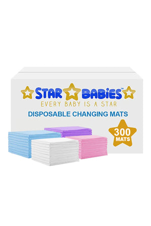 Star Babies - Disposable Changing Mats - Color May Vary - 300 Pcs