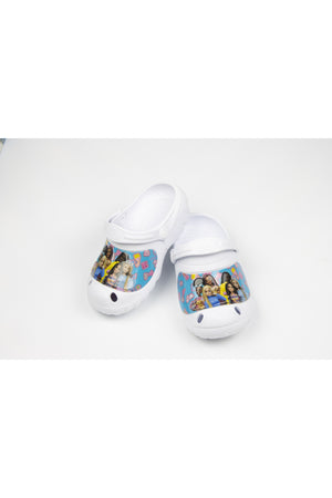 Barbie Kids Clogs – Lightweight, Comfortable Slip-On Sandals – White