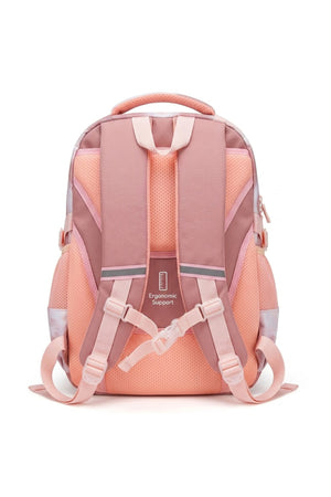 Cocobee Backpack With Adjustable Straps, Zipper Closure & Side Bottle Pocket, 15 Inches, (5 Years+) – Pink