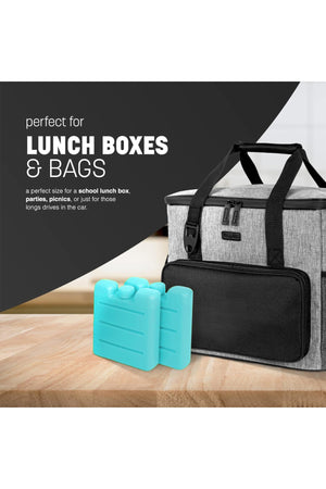 Star Babies Insulated Lunch Bag with Ice Pack Grey