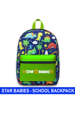 Star Babies - Kids Backpack - Jungle - Green - 16-Inch/41cm