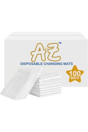 Star Babies Disposable Changing Mat Large Pack of 100 - White