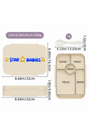 Star Babies Lunch Box - White