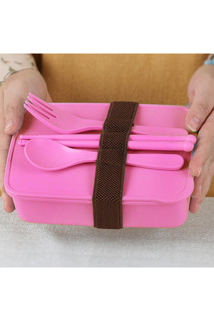 Star Babies Insulated Lunch Bag with Organic Lunch Box and Cutlery -Pink