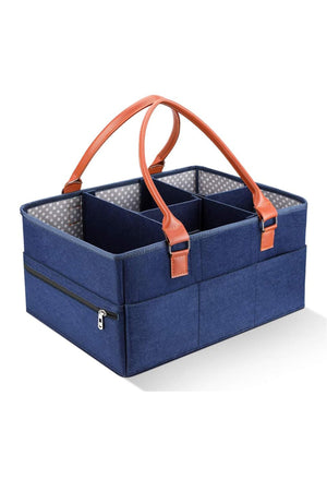Star Babies Caddy Diaper bag organizer - Navy Blue