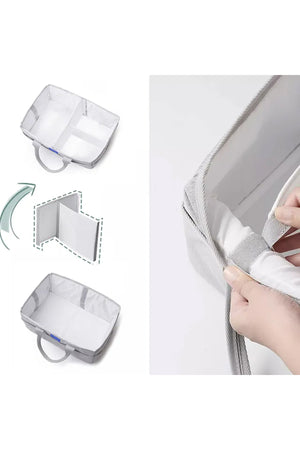 Star Babies - Diaper Caddy Organizer NEW - Grey
