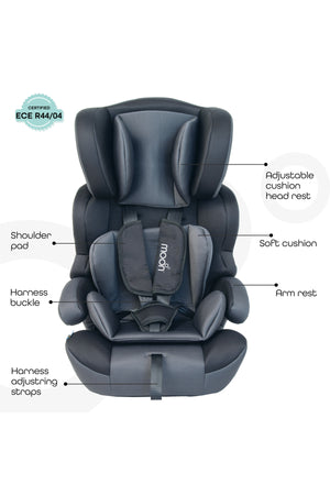 MOON Tolo - Car seat (Group 1,2,3)-Black
