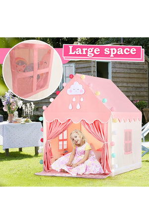 Star Babies Kids Play Tents for Toddlers Kids Tents Indoor Playhouse - Princess Tent for Girls Toy House Gift - Pink