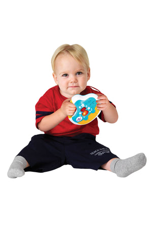 MY FIRST TAMBOURINE by Little Learners - Fun Songs, Easy to Grab Handle, Motion Activation - Perfect for Young Musicians