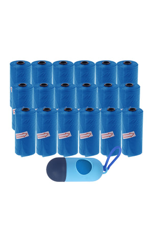 Star Babies - Disposable Scented Nappy Bag With Dispenser - Navy Blue - Pack of 18 - 276pcs