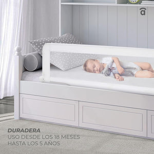 Asalvo Safety Bed Rail for Children 150 cm. 2 in 1 Owl – Folding with Adjustable Strap