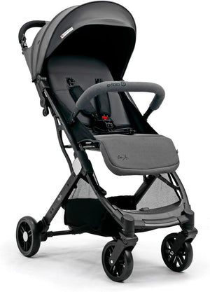 Asalvo Kubic 2 Travel Stroller Grey, Lightweight, One-Hand Fold, 0-4Y