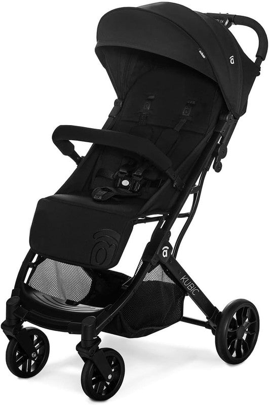 Asalvo Kubic 2 Travel Stroller Black, Lightweight, One-Hand Fold, 0-4Y