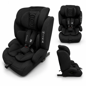 Asalvo Route Fix Convertible Car Seat, Group 1/2/3 (9-36kg), Isofix + Top Tether, Black