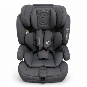 Asalvo Route Fix Convertible Car Seat, Group 1/2/3 (9-36kg), Isofix + Top Tether, Grey