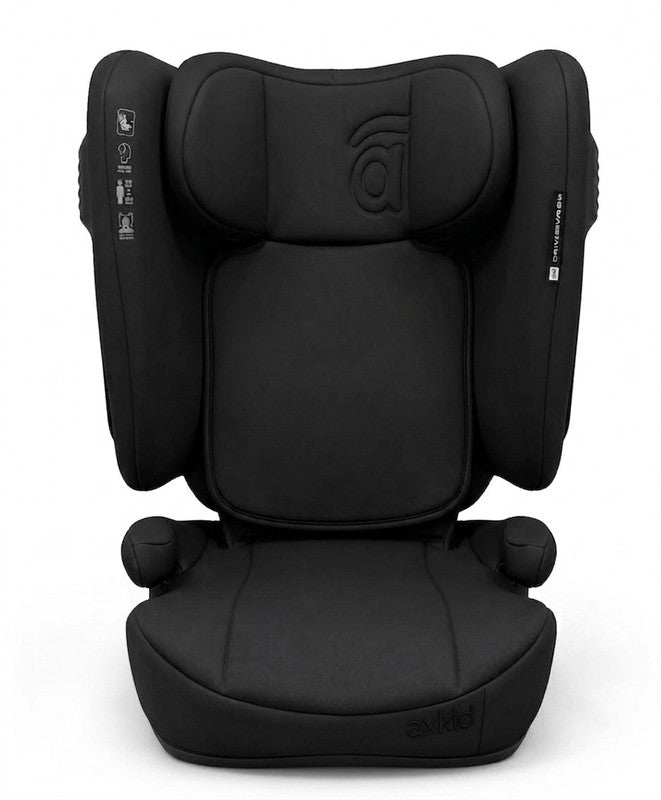 Asalvo Omniguard Convertible Car Seat Black, Isofix, I-Size, ECE R129 (4-12 years)