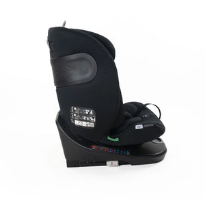 Asalvo Austen 360° Rotating Car Seat 3 Black, i-Size, ISOFIX and Top Tether, Black - 0-12 years