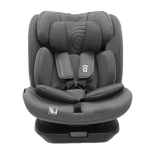 Asalvo Protocare, 360º Rotating Car Seat Grey, Isofix + Top Teether, I-Size & ECE R129 approved - 0-12 years