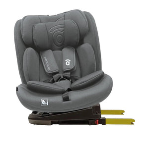 Asalvo Protocare, 360º Rotating Car Seat Grey, Isofix + Top Teether, I-Size & ECE R129 approved - 0-12 years
