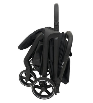 Asalvo Doha Stroller Black, One-click Fold, Lightweight & Compact - 0-4 years