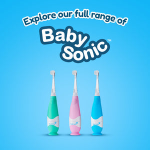 BRUSHBABY BabySonic Blue Electric Toothbrush 0-3 yrs
