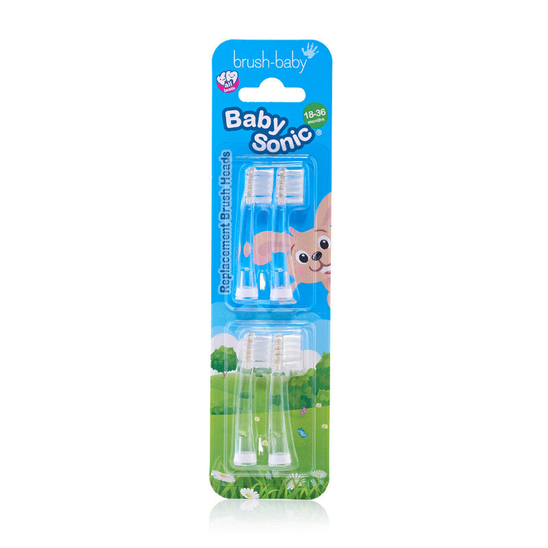BabySonic Replacement Brush Heads 18-36 mths (4 Pack)