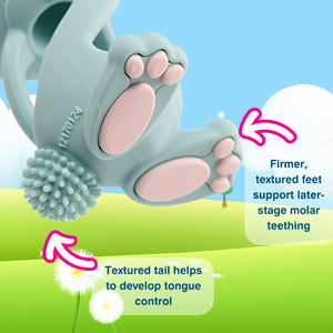 Bobbie Bunny Teether 3D Cappuccino
