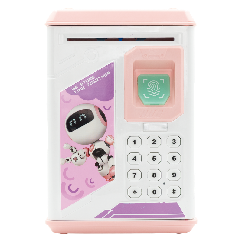 Volkano Kids Robo Vault series Kids Money Saving Vault - Pink - Image 2