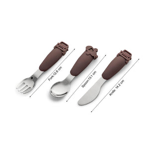 Silicone Cutlery Set with Pouch