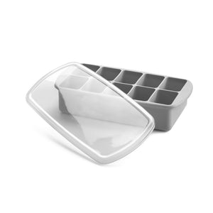 Melii Silicone Baby Food Freezer Tray 2 oz Grey