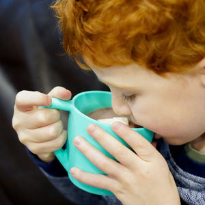 Melii Silicone Bear Mug - 2 Pack (Mint & Turquoise)