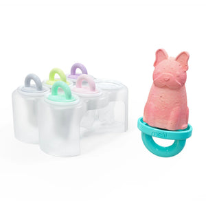 Melii Animal Ice Pops with Tray 6 Piece
